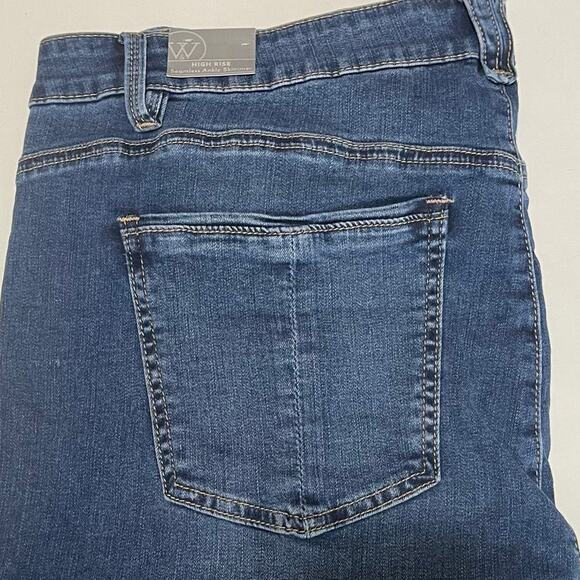 Wit‎ & Wisdom Highrise Luxe Touch Seamless Ankle Skimmer Jeans Plus Size 20W - Picture 8 of 9